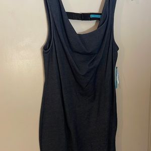 ALICE & OLIVIA STRETCH DENIM SLEEVELESS DRESS NEW W TAGS SIZE LARGE